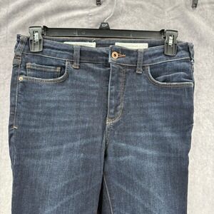 Anthroplogie Jeans Womens 29 High Rise Denim Legging Dark Blue Wash